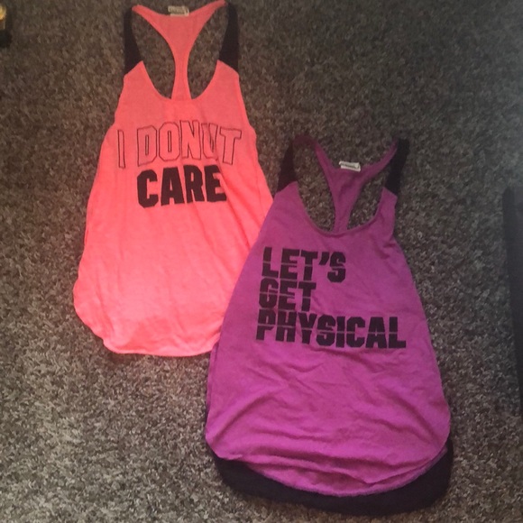 PINK Victoria's Secret Tops - VS Pink workout Tees